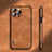 Funda Lujo Cuero Carcasa AT3 para Apple iPhone 15 Pro Max