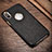 Funda Lujo Cuero Carcasa C01 para Apple iPhone Xs Negro