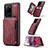 Funda Lujo Cuero Carcasa C01S para Samsung Galaxy S20 Ultra 5G