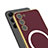 Funda Lujo Cuero Carcasa con Mag-Safe Magnetic AC1 para Samsung Galaxy S21 Plus 5G