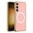 Funda Lujo Cuero Carcasa con Mag-Safe Magnetic AC1 para Samsung Galaxy S21 Plus 5G