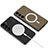 Funda Lujo Cuero Carcasa con Mag-Safe Magnetic AC2 para Samsung Galaxy S21 Plus 5G