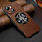 Funda Lujo Cuero Carcasa con Mag-Safe Magnetic LD2 para Apple iPhone 13