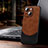 Funda Lujo Cuero Carcasa con Mag-Safe Magnetic LD4 para Apple iPhone 14