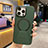 Funda Lujo Cuero Carcasa con Mag-Safe Magnetic QC2 para Apple iPhone 15 Pro