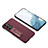 Funda Lujo Cuero Carcasa con Soporte AC1 para Samsung Galaxy S21 Plus 5G