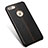 Funda Lujo Cuero Carcasa L01 para Apple iPhone 8 Plus Negro