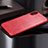 Funda Lujo Cuero Carcasa L01 para Apple iPhone Xs Rojo