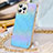 Funda Lujo Cuero Carcasa LD4 para Apple iPhone 13 Pro