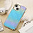 Funda Lujo Cuero Carcasa LD4 para Apple iPhone 15