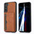 Funda Lujo Cuero Carcasa M03T para Samsung Galaxy S21 5G