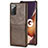 Funda Lujo Cuero Carcasa N02 para Samsung Galaxy Note 20 5G