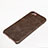 Funda Lujo Cuero Carcasa para Apple iPhone 8 Marron