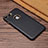 Funda Lujo Cuero Carcasa para Apple iPhone 8 Plus Negro