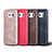 Funda Lujo Cuero Carcasa para Samsung Galaxy S7 Edge G935F