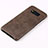 Funda Lujo Cuero Carcasa para Samsung Galaxy S8 Marron