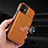 Funda Lujo Cuero Carcasa R01 para Apple iPhone 12