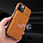 Funda Lujo Cuero Carcasa R01 para Apple iPhone 12 Pro