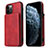 Funda Lujo Cuero Carcasa R01 para Apple iPhone 12 Pro