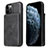 Funda Lujo Cuero Carcasa R01 para Apple iPhone 12 Pro Max