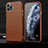 Funda Lujo Cuero Carcasa R02 para Apple iPhone 11 Pro Max