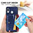 Funda Lujo Cuero Carcasa S01D para Samsung Galaxy M10S