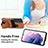 Funda Lujo Cuero Carcasa S02D para Samsung Galaxy S21 Plus 5G