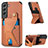 Funda Lujo Cuero Carcasa S02D para Samsung Galaxy S21 Plus 5G