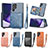 Funda Lujo Cuero Carcasa S02D para Samsung Galaxy S23 Ultra 5G