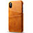 Funda Lujo Cuero Carcasa S06 para Apple iPhone Xs