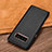 Funda Lujo Cuero Carcasa W01 para Samsung Galaxy Note 8 Negro