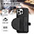 Funda Lujo Cuero Carcasa Y01B para Apple iPhone 13 Pro Max