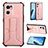 Funda Lujo Cuero Carcasa Y01B para Oppo Find X5 Lite 5G