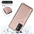 Funda Lujo Cuero Carcasa Y01B para Vivo V23e 5G