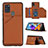 Funda Lujo Cuero Carcasa Y04B para Samsung Galaxy A21s