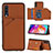 Funda Lujo Cuero Carcasa Y04B para Samsung Galaxy A70S