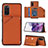 Funda Lujo Cuero Carcasa Y04B para Samsung Galaxy S20