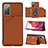 Funda Lujo Cuero Carcasa Y04B para Samsung Galaxy S20 FE 4G