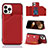 Funda Lujo Cuero Carcasa Y05B para Apple iPhone 13 Pro