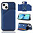 Funda Lujo Cuero Carcasa Y05B para Apple iPhone 14