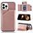 Funda Lujo Cuero Carcasa Y05B para Apple iPhone 14 Pro Max