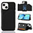 Funda Lujo Cuero Carcasa Y05B para Apple iPhone 15