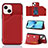 Funda Lujo Cuero Carcasa Y05B para Apple iPhone 15