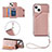 Funda Lujo Cuero Carcasa Y06B para Apple iPhone 14 Plus