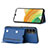 Funda Lujo Cuero Carcasa YB1 para Samsung Galaxy Quantum4 5G