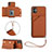 Funda Lujo Cuero Carcasa YB2 para Samsung Galaxy F04