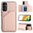 Funda Lujo Cuero Carcasa YB2 para Samsung Galaxy Quantum4 5G