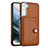 Funda Lujo Cuero Carcasa YB2 para Samsung Galaxy S21 FE 5G