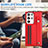 Funda Lujo Cuero Carcasa YB4 para Samsung Galaxy S22 Ultra 5G