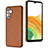 Funda Lujo Cuero Carcasa YB6 para Samsung Galaxy Quantum4 5G